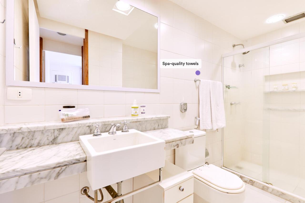 Ap Lindo Com Piscina, Academia E Garagem No Predio - Leblon Apartment ริโอเดจาเนโร ภายนอก รูปภาพ